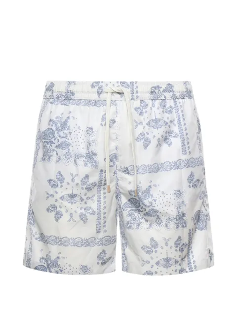 Eleventy paisley-print swim shorts White M75BEAM01TES0M258