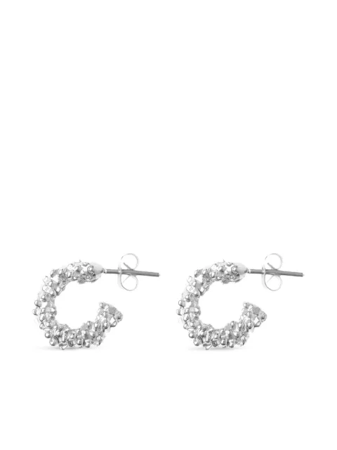 Nassimoto Quinn hoop earrings Silver NASS39SL