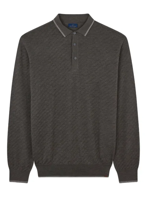 Paul & Shark patterned polo shirt Brown 15311127365