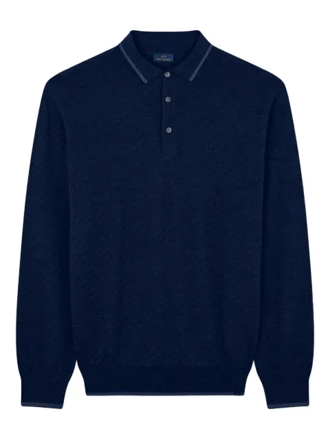 Paul & Shark long-sleeve polo shirt Blue 15311127050