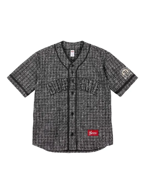Supreme boucle baseball shirt Black SU26769