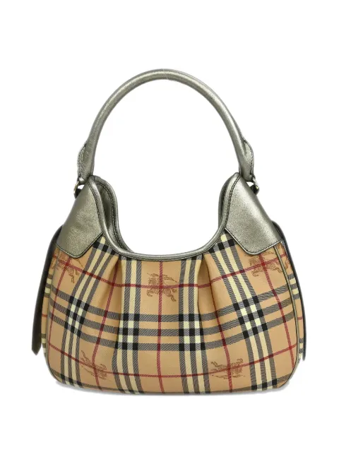 Burberry Pre-Owned 1990-2000s check-pattern handbag Neutrals 115930