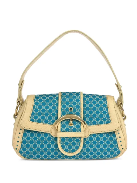 Celine Pre-Owned 1990-2000s macadam shoulder bag Blue 134721