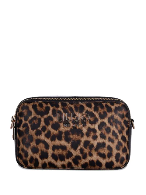 LIU JO animal-print crossbody bag Brown AA6100E111900047