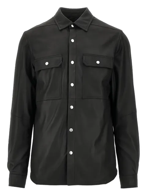 Rick Owens buttoned shirt jacket Black RU01F2729LBF
