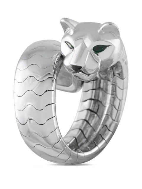 Cartier Panthere Lakarda tsavorite and onyx ring Silver 5061