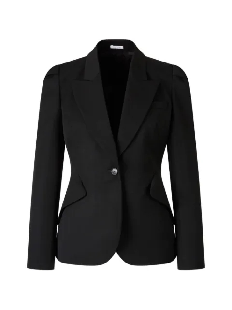 Alexander McQueen single-breasted blazer Black 847018QJAAC