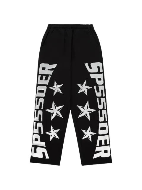 SP5DER logo-detail track pants Black SP5DER230