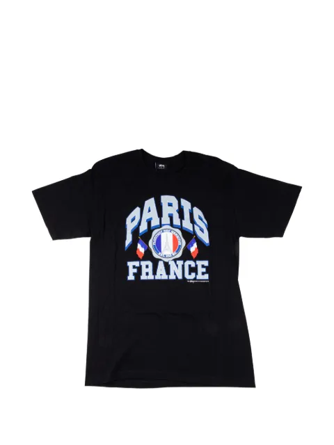 Stüssy paris france graphic t-shirt Black STUS311