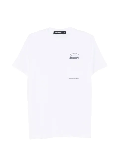 Karl Lagerfeld logo-print T-shirt White 755047561221