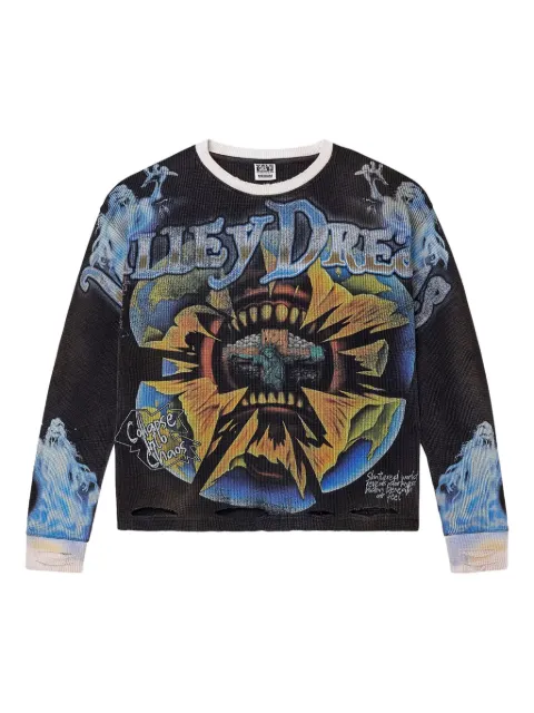 Vale graphic-print sweatshirt Black VALE10003WTBK