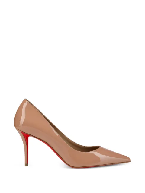 Christian Louboutin pointed leather pumps Neutrals 1250929N295