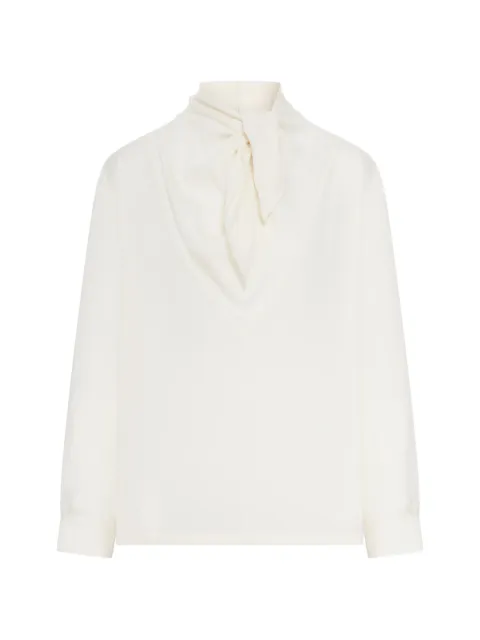 Max Mara foulard long-sleeve blouse Neutrals 2611111191600