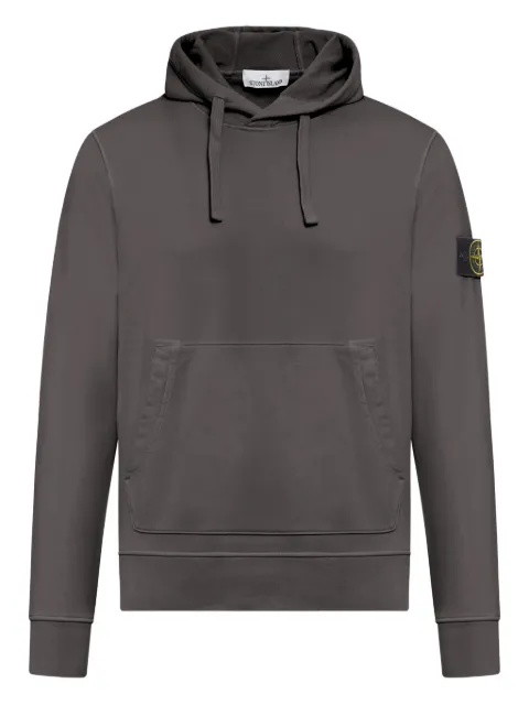 Stone Island 6100062 organic cotton fleece sweatshirt Grey L1S156100062S0051