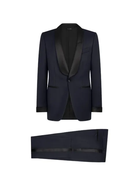 TOM FORD shawl-collar suit Blue 2EYHT1WHS08