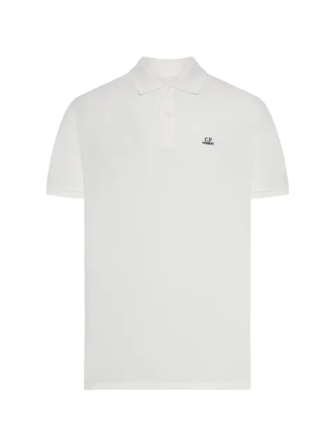 C.P. Company logo polo shirt White RCCMPL721A005263W103