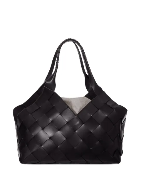 DRAGON DIFFUSION braided-handle tote bag Black 8111