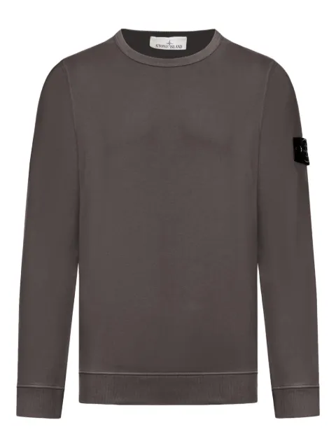 Stone Island 6100060 organic cotton fleece sweater Grey L1S156100060S0051