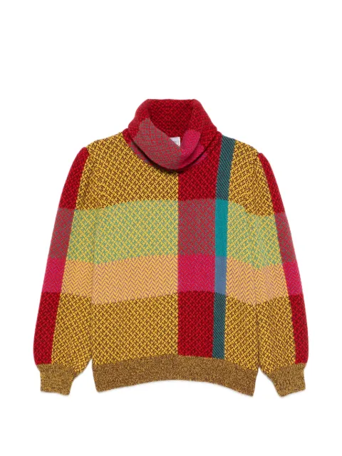 Valentino Garavani Pre-Owned 1980s roll-neck wool sweater Yellow VA390ADT