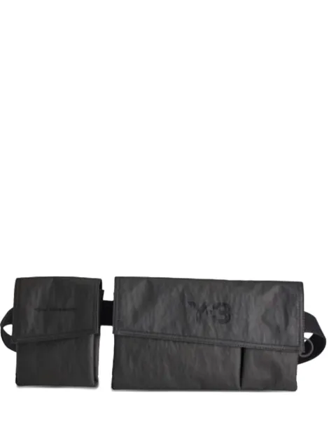 Y-3 flap-pocket shoulder bag Black KE6082