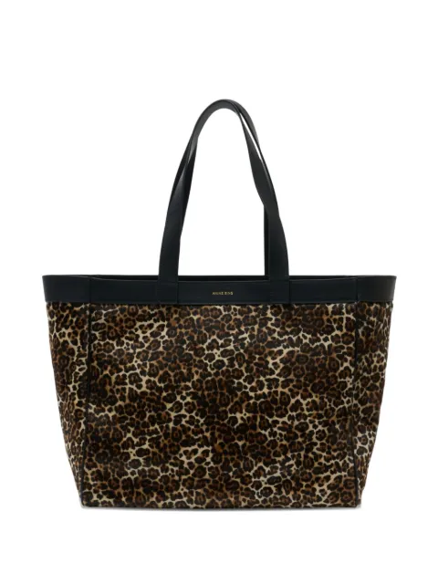 ANINE BING medium Rio leopard-pattern tote bag Brown A1311399LPR1