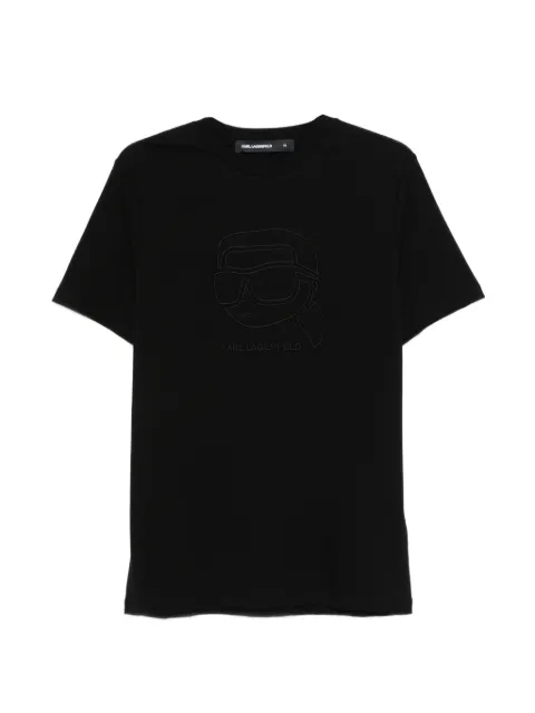 Karl Lagerfeld logo-motif T-shirt Black 755052561224