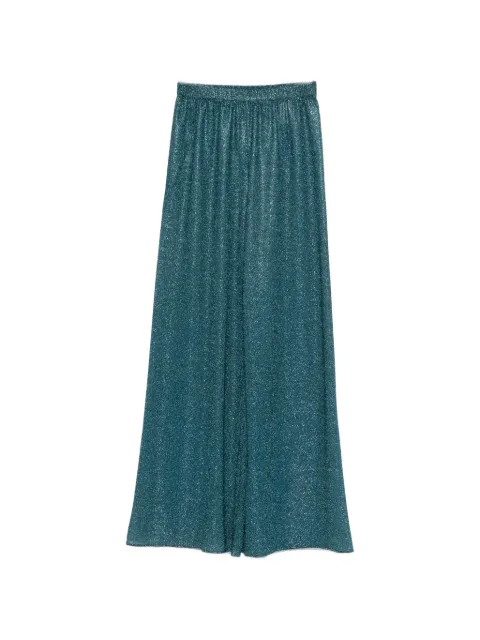 Oséree Lumiere metallic trousers Blue LPF202