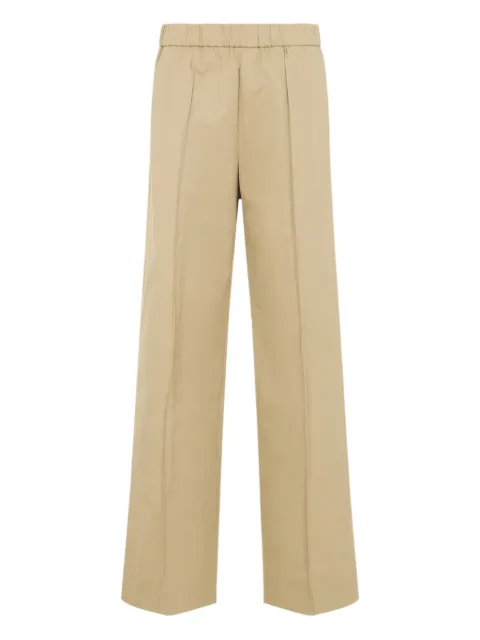 Jil Sander elastic-waist trousers Neutrals J02KA0180J45322