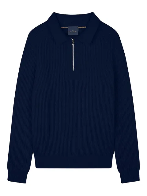 Paul & Shark zipped polo shirt Blue 15311163050