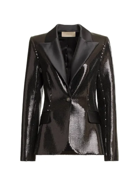 Elie Saab sequin-embellishment blazer Black J0193NF25PSA01
