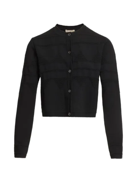 Elie Saab scalloped-neck cardigan Black J0176NF25CK012