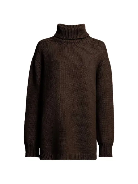 Elie Saab turtleneck sweater Brown TO230NF25CK012