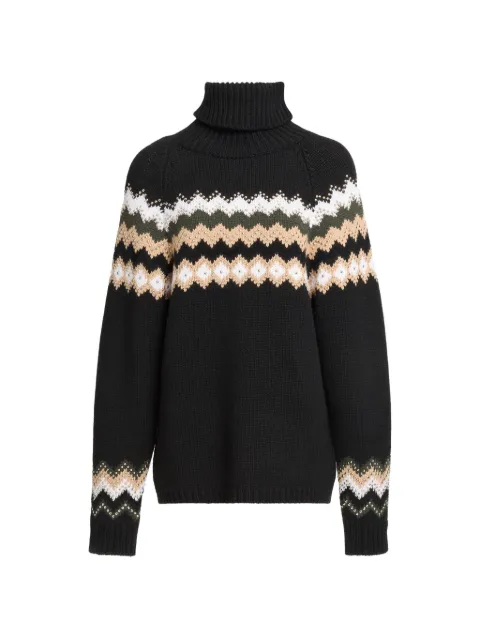 Elie Saab stud-embellished knit sweater Black TO220EF25CK010