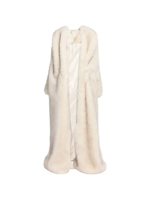 Elie Saab belted coat Neutrals C0026NF25FR003