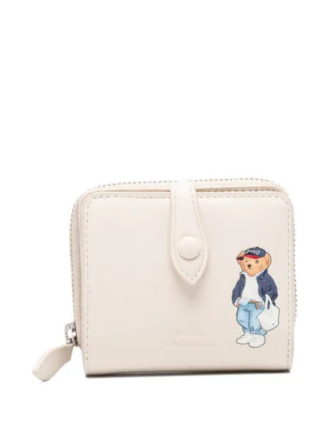 Polo Ralph Lauren Polo Bear leather wallet Neutrals 427P05787001