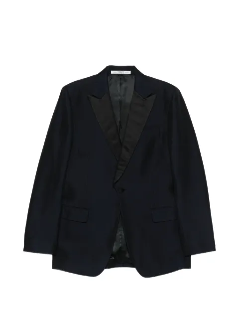 Gianfranco Ferré Pre-Owned 1990s shawl collar blazer Blue GF600ADM