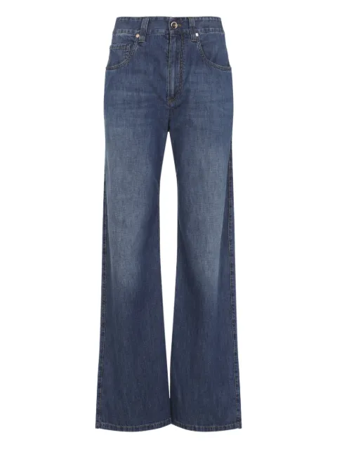 Brunello Cucinelli five-pocket wide-leg jeans Blue MH192P5565C9393