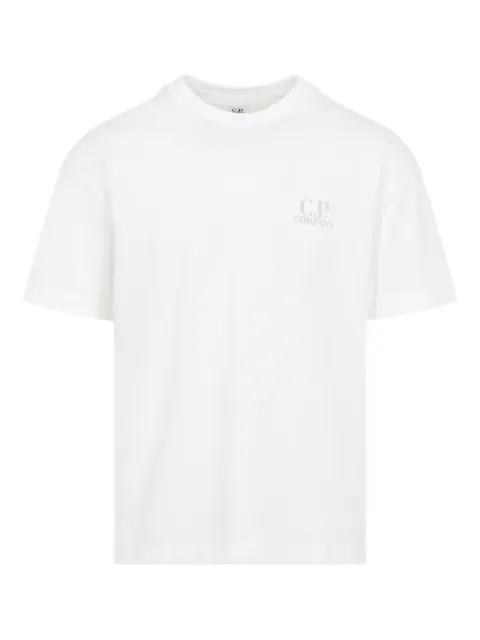 C.P. Company 30/1 jersey short-sleeve printed graphics T-shirt White 20CMTS086A005100W103