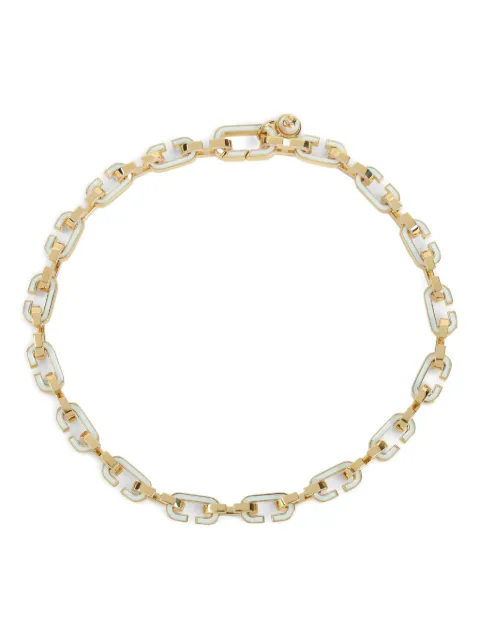 Casablanca enamelled link chain necklace Gold ASP26JW32302