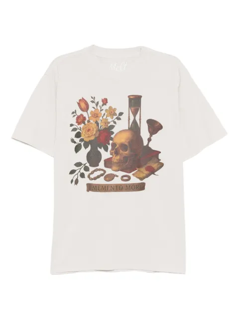 Melt graphic-print T-shirt Neutrals MS5135