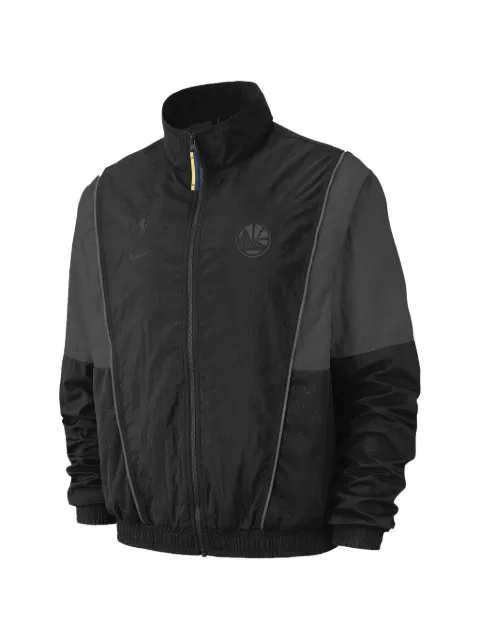 Nike x NBA Golden State Warriors long-sleeve jacket Black AV6706