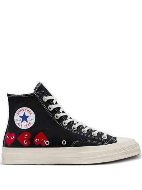 Comme des Garçons Homme x Converse Chuck 70 heart-motif high-top sneakers Black AZK1270011