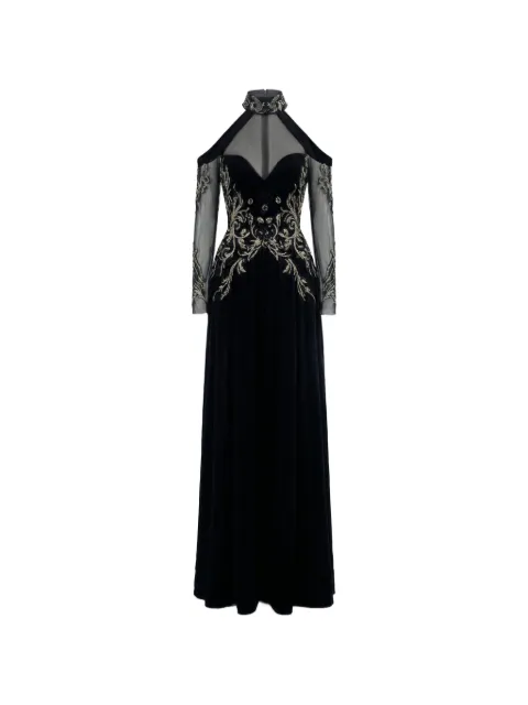 Saiid Kobeisy embellished maxi dress Black RTCALU26JL006