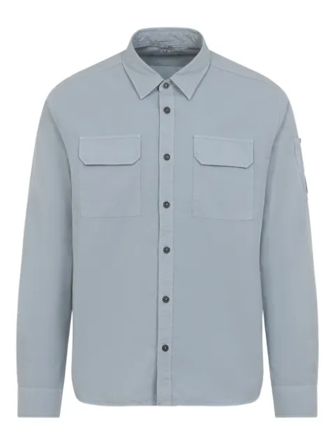 C.P. Company pocket button shirt Blue 20CMSH706A110143G809