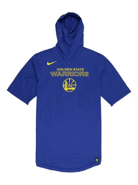 Nike NBA Golden State Warriors short-sleeve hooded T-shirt Blue AQ7007