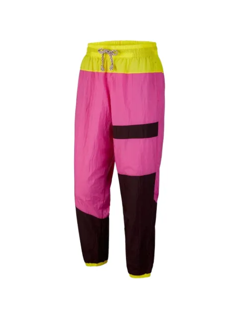 Nike colourblock-design basketball track pants Pink CN8512
