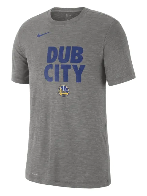 Nike logo-print T-shirt Grey AQ6578