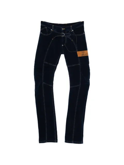 John Galliano Pre-Owned 2000s patchwork trousers Blue JG390ADJ