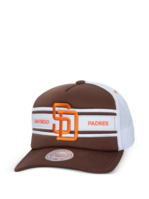Mitchell & Ness MLB Cooperstown sideline trucker cap Brown HT8669SDPBROW