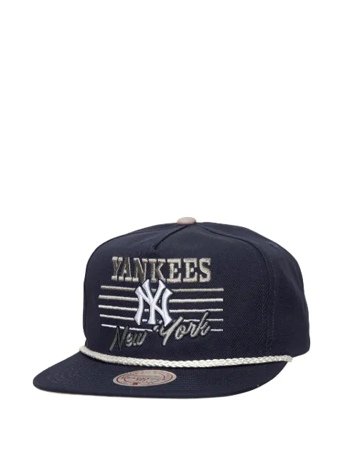 Mitchell & Ness x New York Yankees radiant lines deadstock snapback cap Blue HM9132NYYNAVY